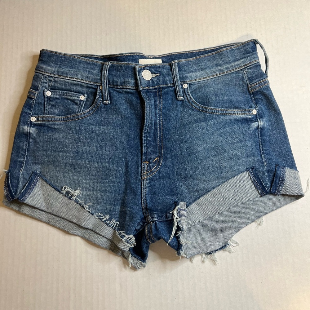 MOTHER Blue Jean Shorts